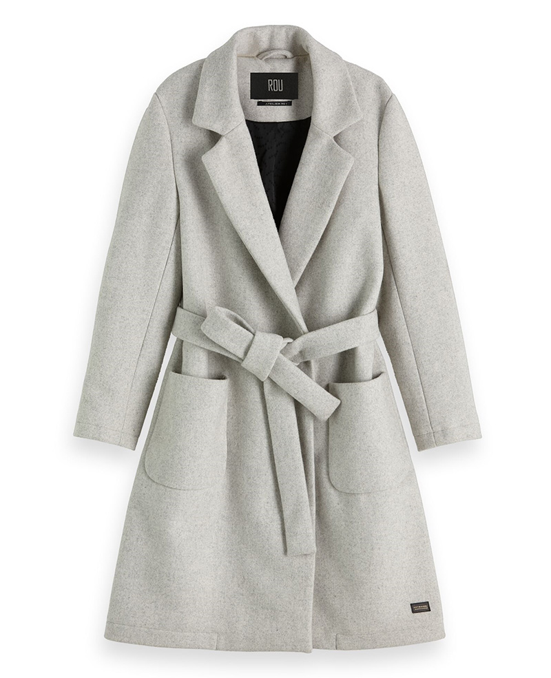 Coat 154309-OA-Grey Melange-1924