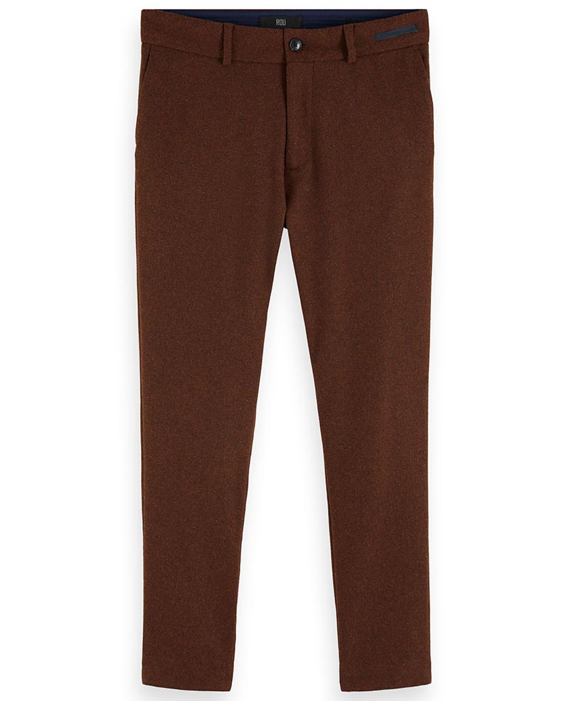 Trousers 158366.brown melange 2004