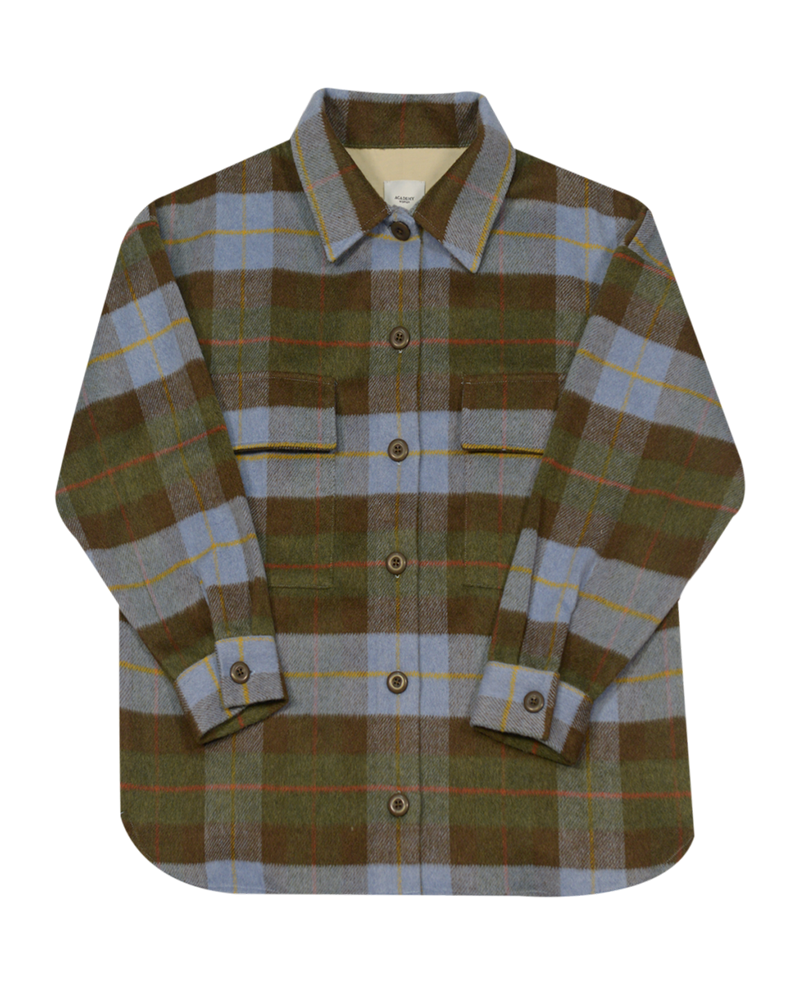  ladies wool plaid AW22W210-1