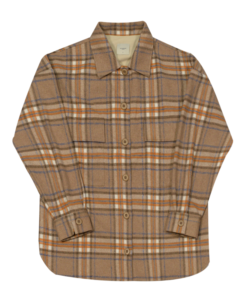  ladies wool plaid AW22W211-1