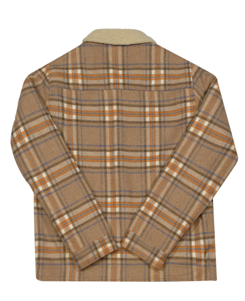  wool plaid teddy 22W214-1