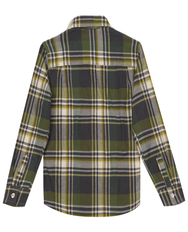 boy flannel R22W816 PEWTER-1