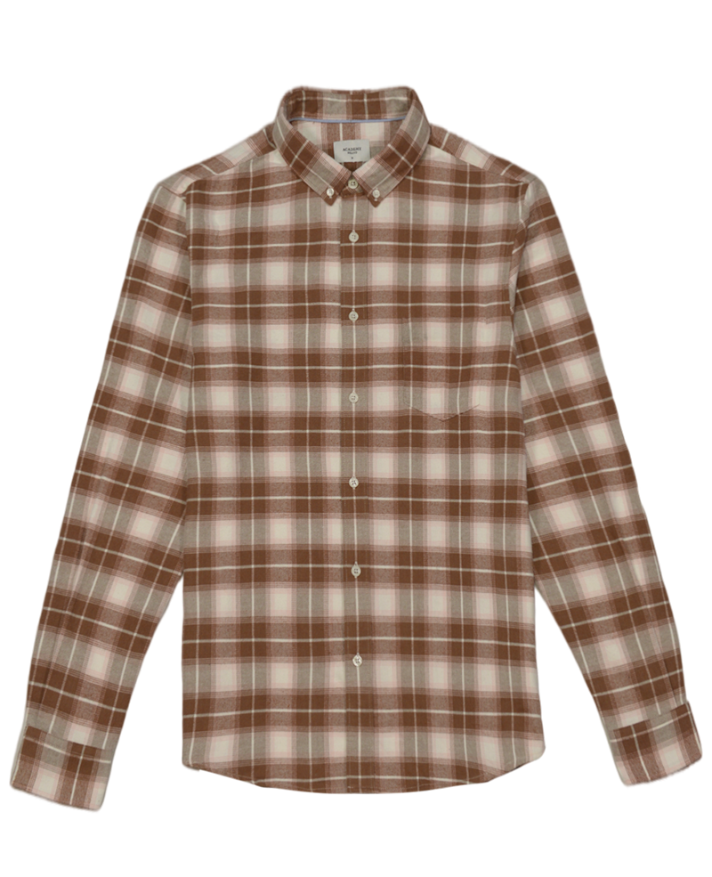 flannel 22W817 BARN RED-1