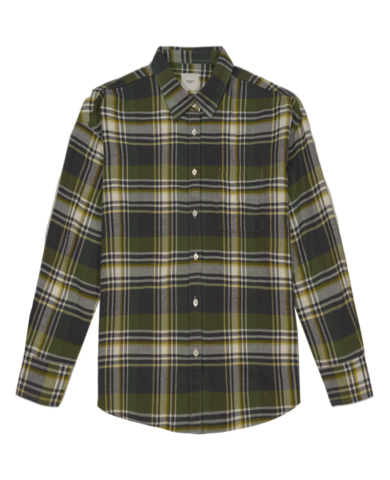  ladies flannel AW22W816 PEWTER-1