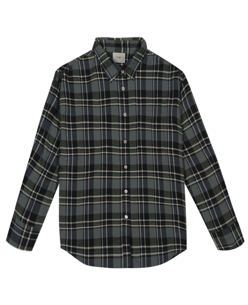  ladies flannel AW22W822 MALLARD-1