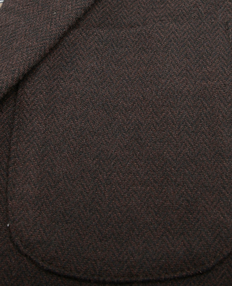 Mens blaze knit herringbone melange brushed