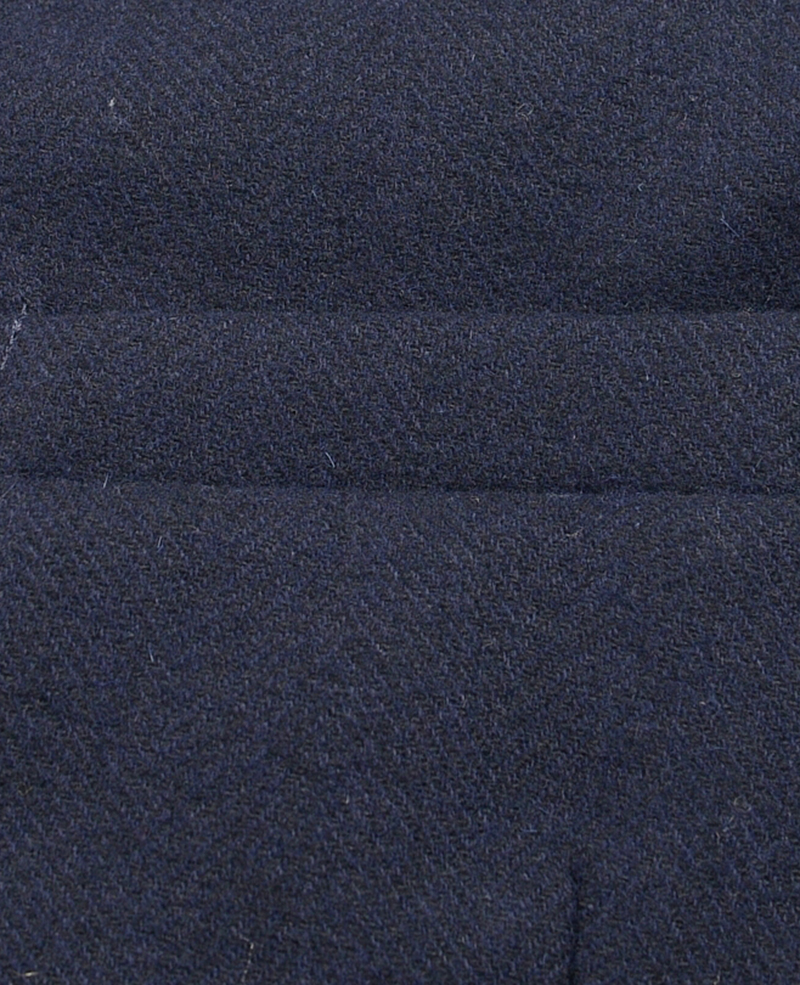 Mens wool coat herringbone M6C013