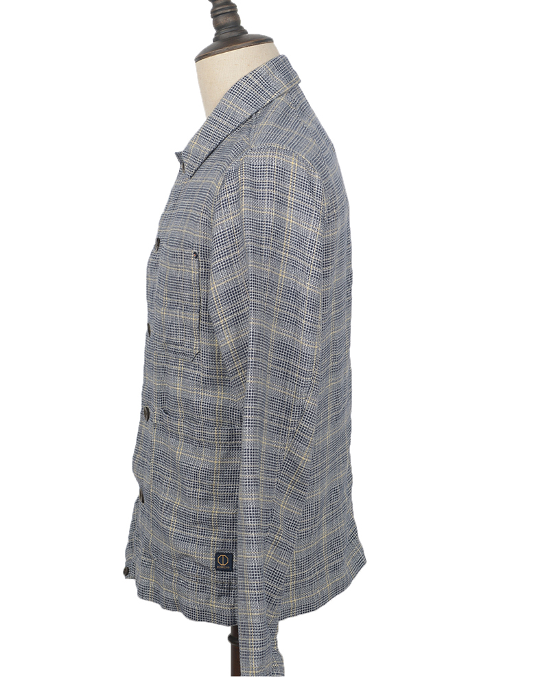 150012 railway jacket fancy linen