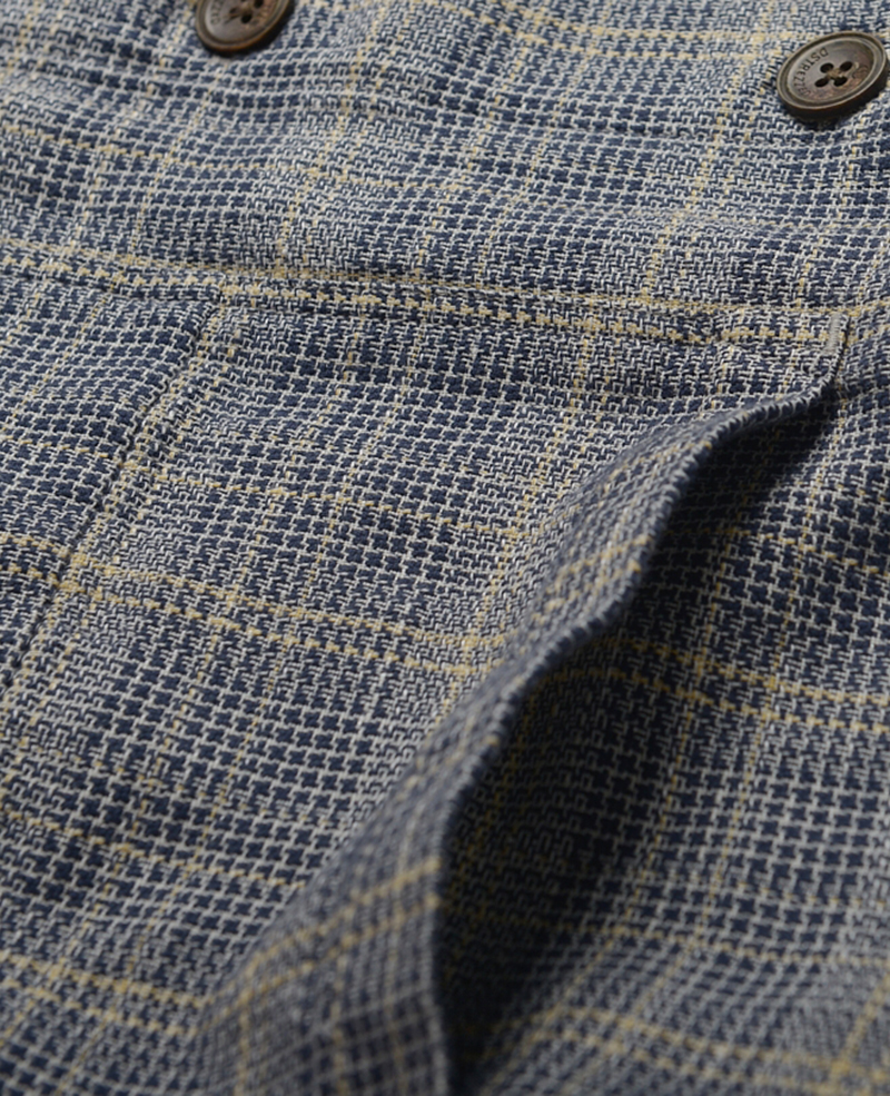 150012 railway jacket fancy linen