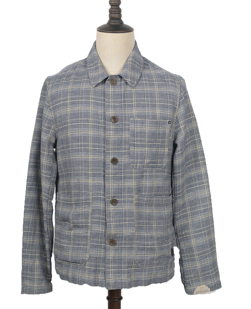 150012 railway jacket fancy linen