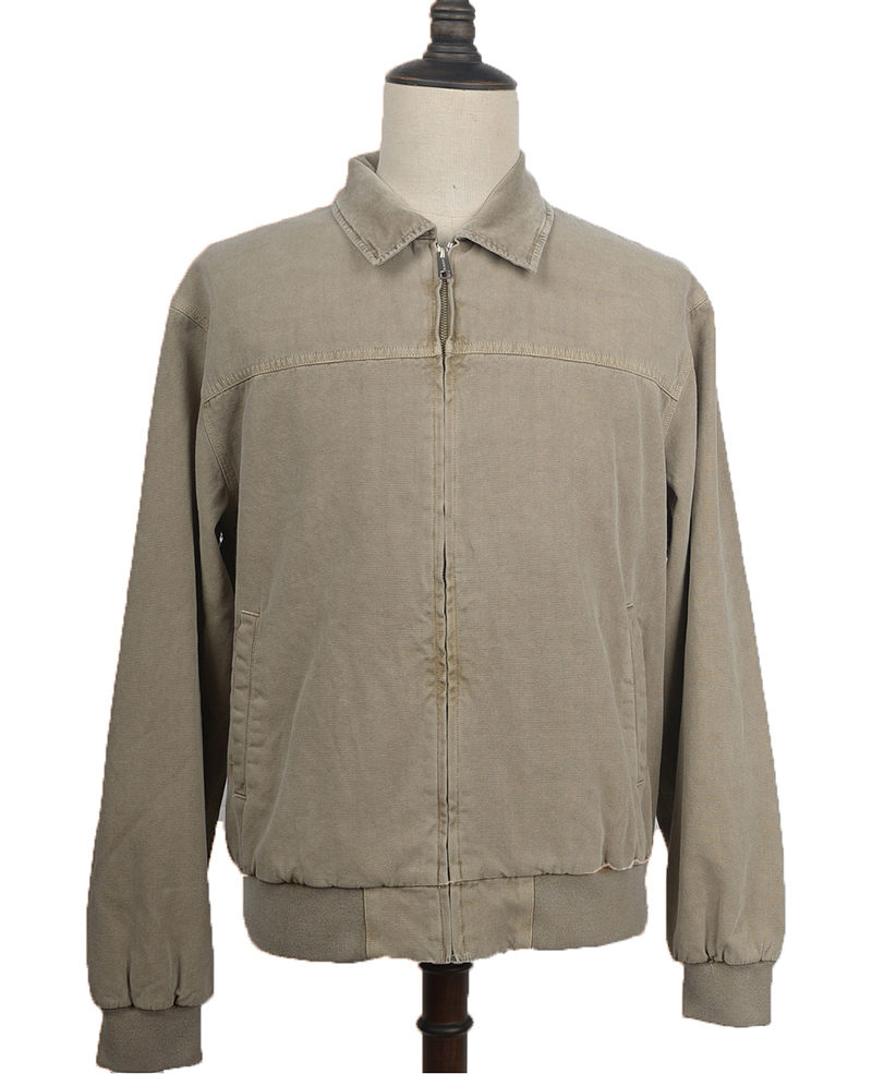 AC3W231 mens jacket garment dyed col stone