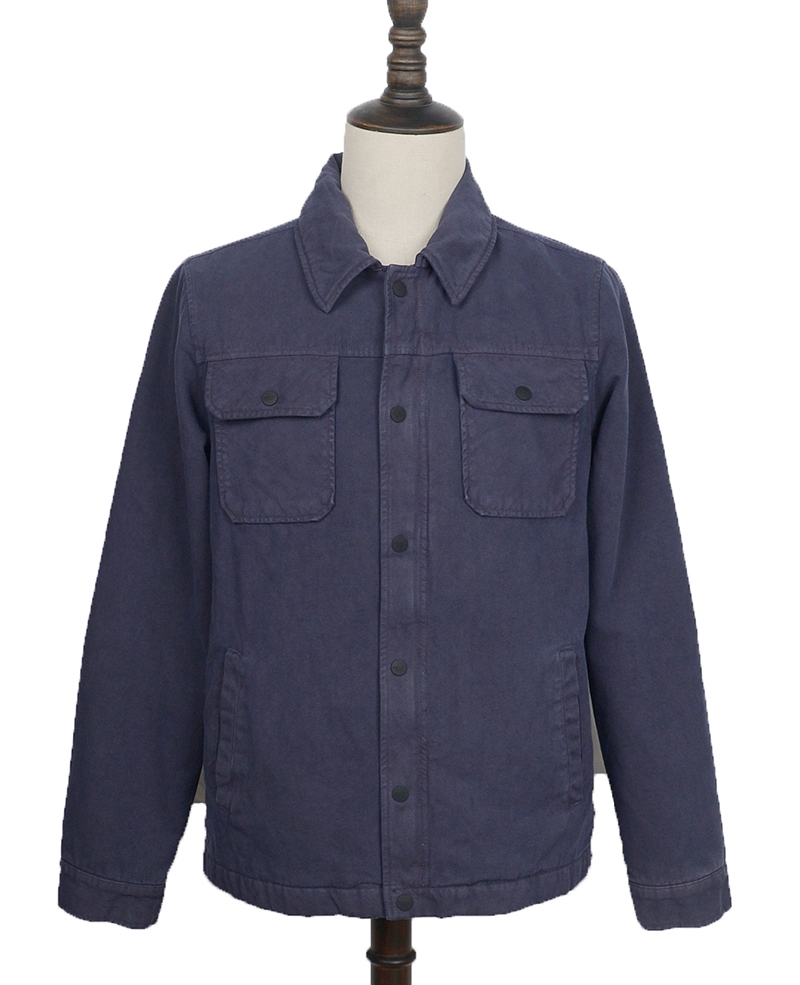 AC3W879 MENS JACKET GARMENT DYE DK NAVY