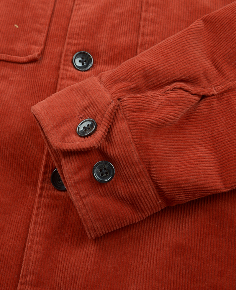 Men jacket corduroy with sherpa collar