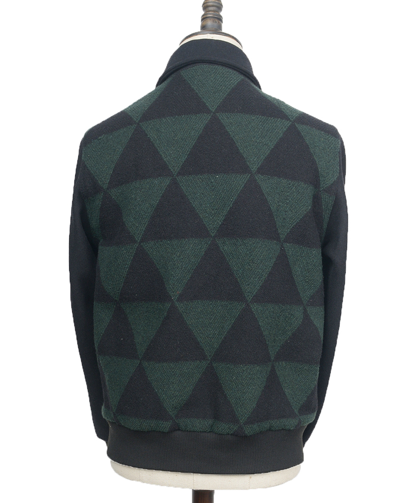 Mens jacket woolen 139192 green