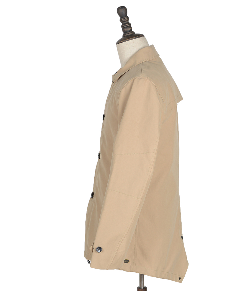 01350 TRENCH COAT BONDED WITH DETACHABLE INNER COL SAND