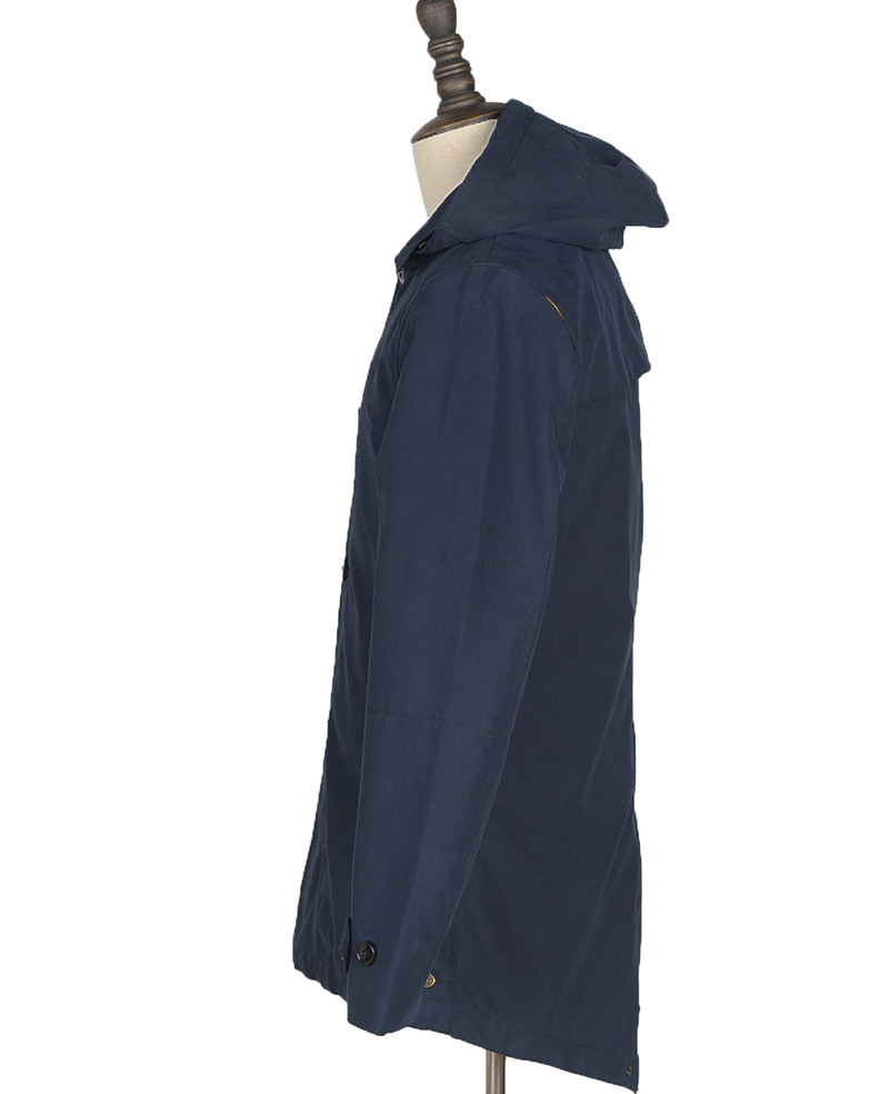 101350 TRENCH COAT BONDED WITH DETACHABLE INNER COL NAVY