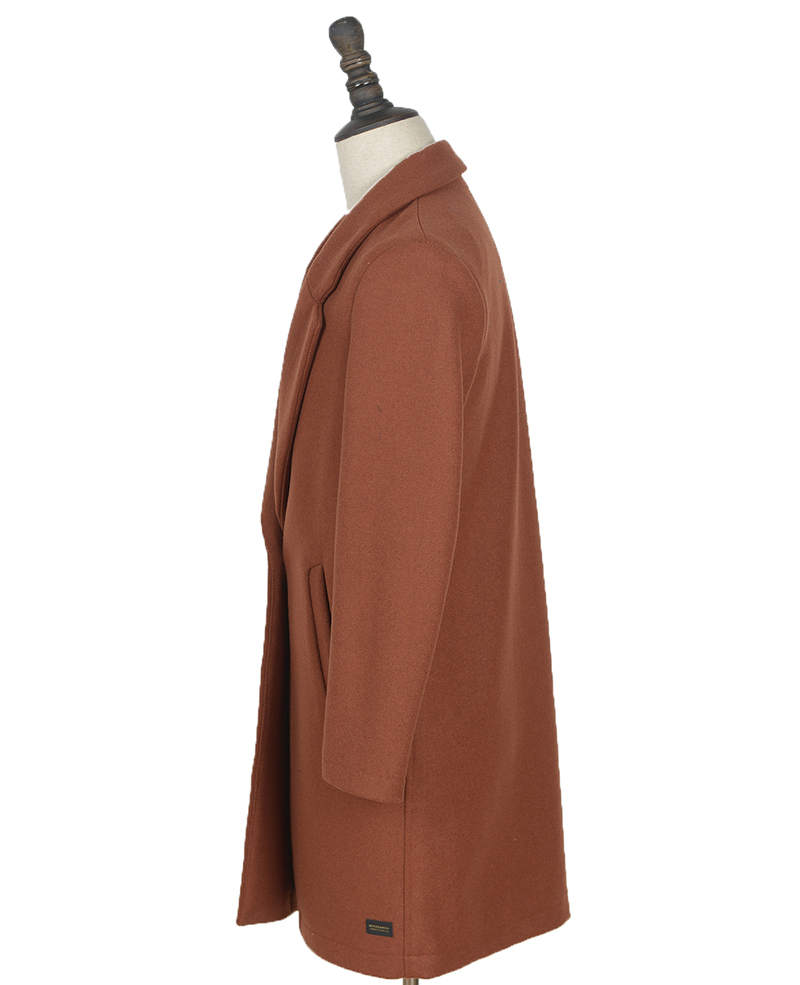 154308 women wool coat scotch 1924 coffee