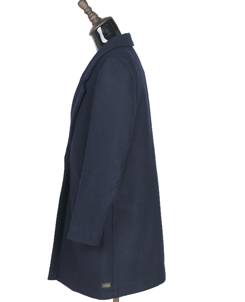 women coat wool 154308 dk navy