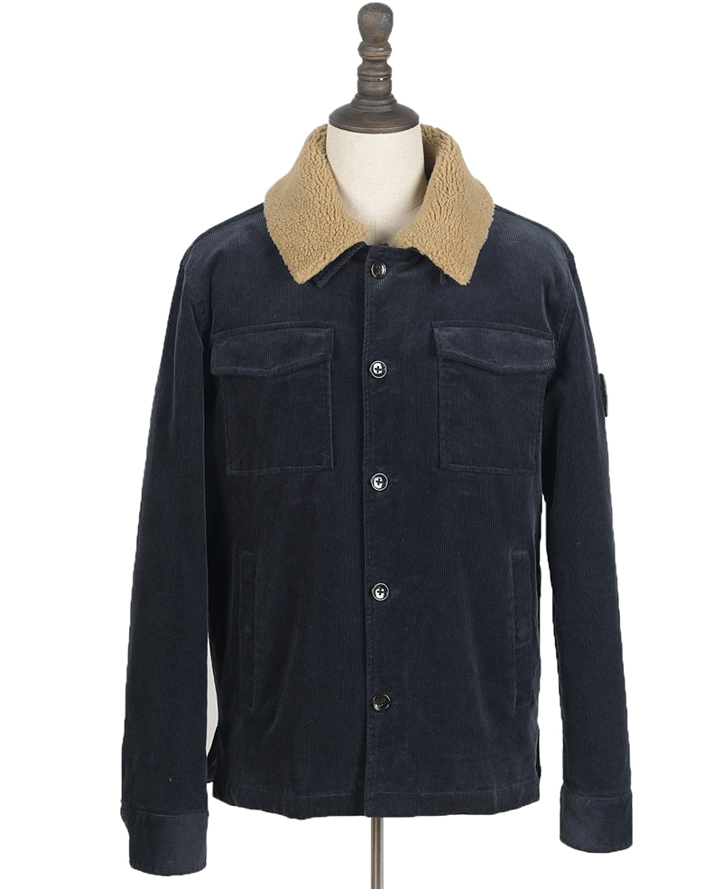 101366 WASHED CORDUROY JACKET DK NAVY