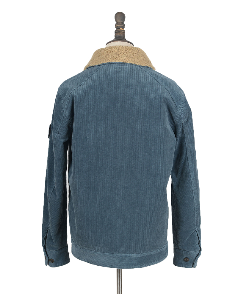 101404 WASHED CORDUROY JACKET Onion Blue