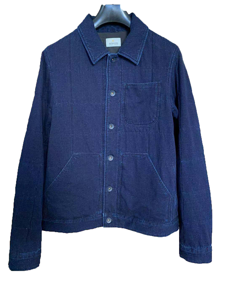 211450 indigo sweat jacket