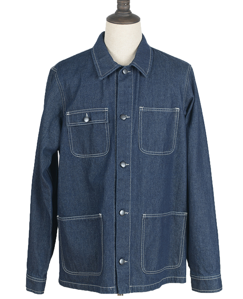 Denim01A mens overshrit denim